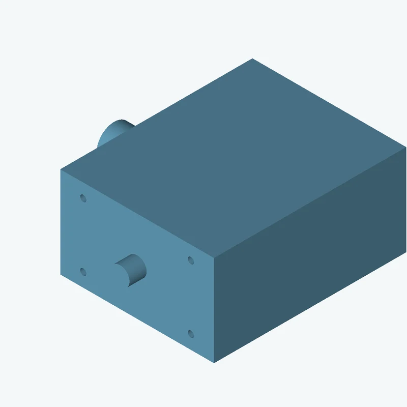 Rectangular body, 80 × 47.4 × 100 mm (W×D×H) — 0546
