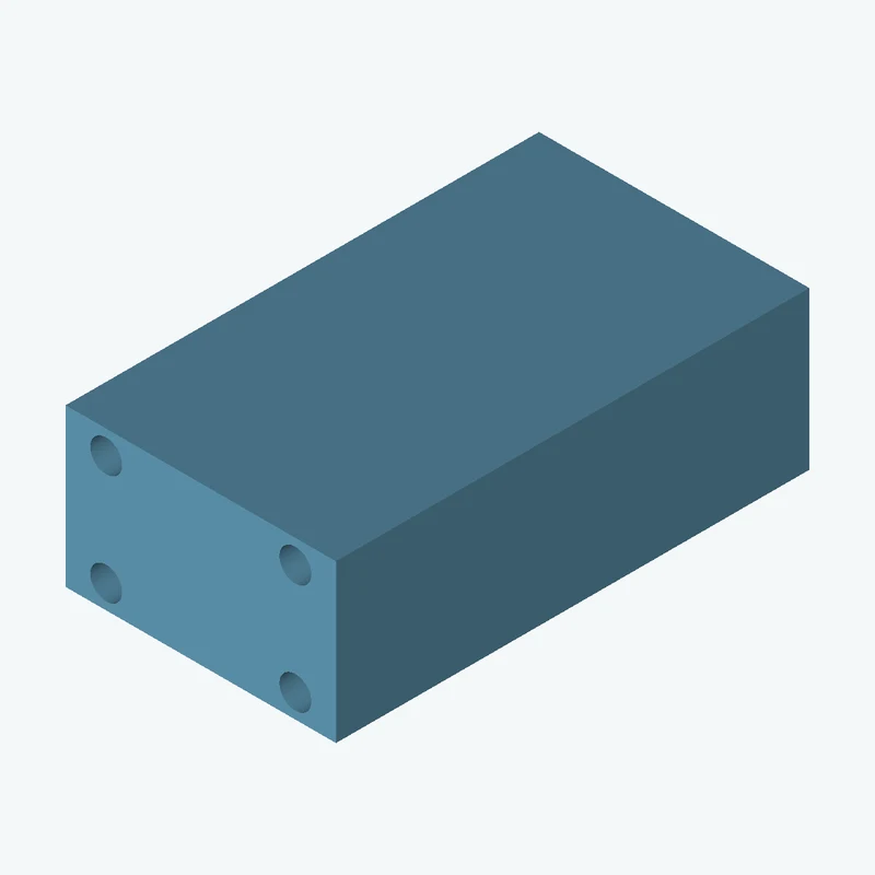 Rectangular body, 45 × 26.2 × 78.8 mm (W×D×H) — 0671