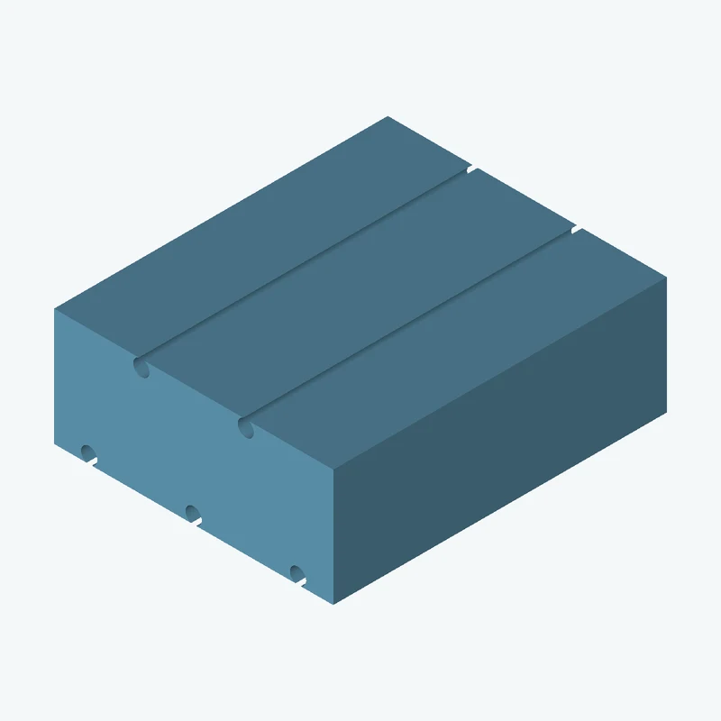 Rectangular body, 32.87 × 13.8 × 39.3 mm (W×D×H) — 0819