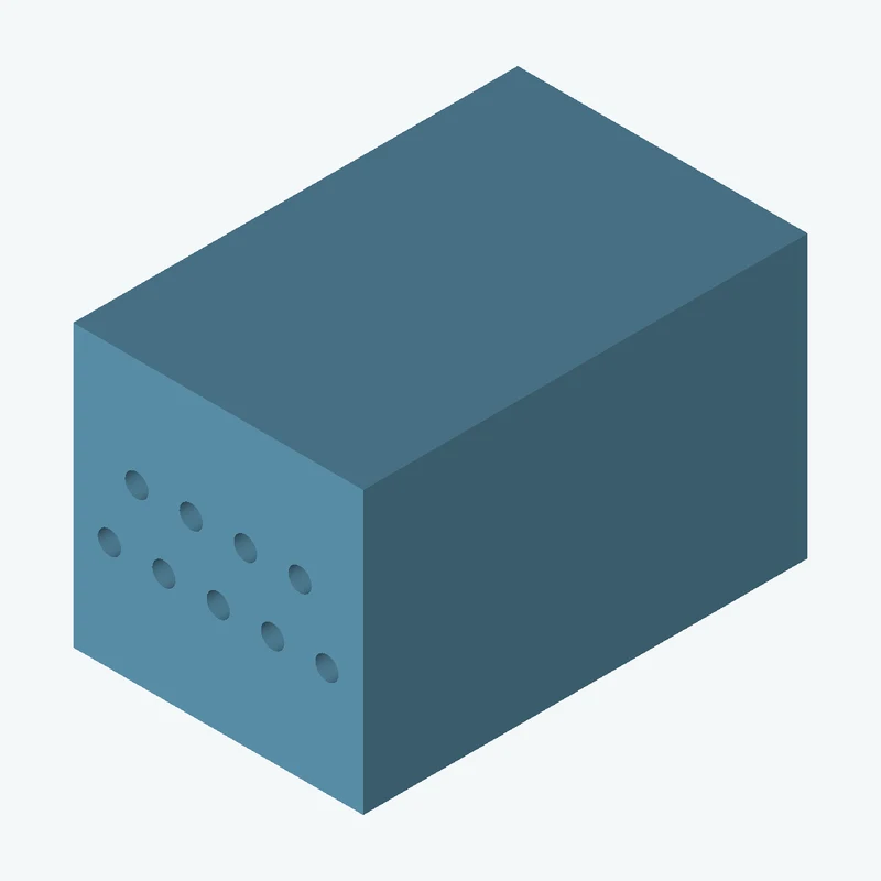 Rectangular body, 40 × 38.8 × 61.3 mm (W×D×H) — 0994