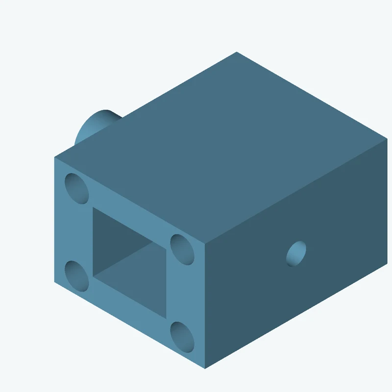 Rectangular body, 33.12 × 23.8 × 40.1 mm (W×D×H) — 1147