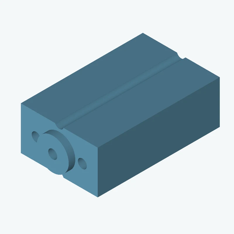 Rectangular body, 55 × 30.8 × 87.3 mm (W×D×H) — 1249