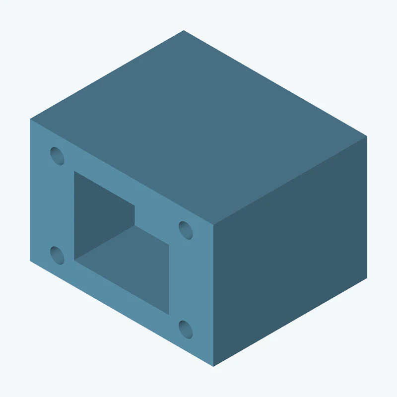Rectangular body, 82.76 × 55.4 × 69.4 mm (W×D×H) — 1333