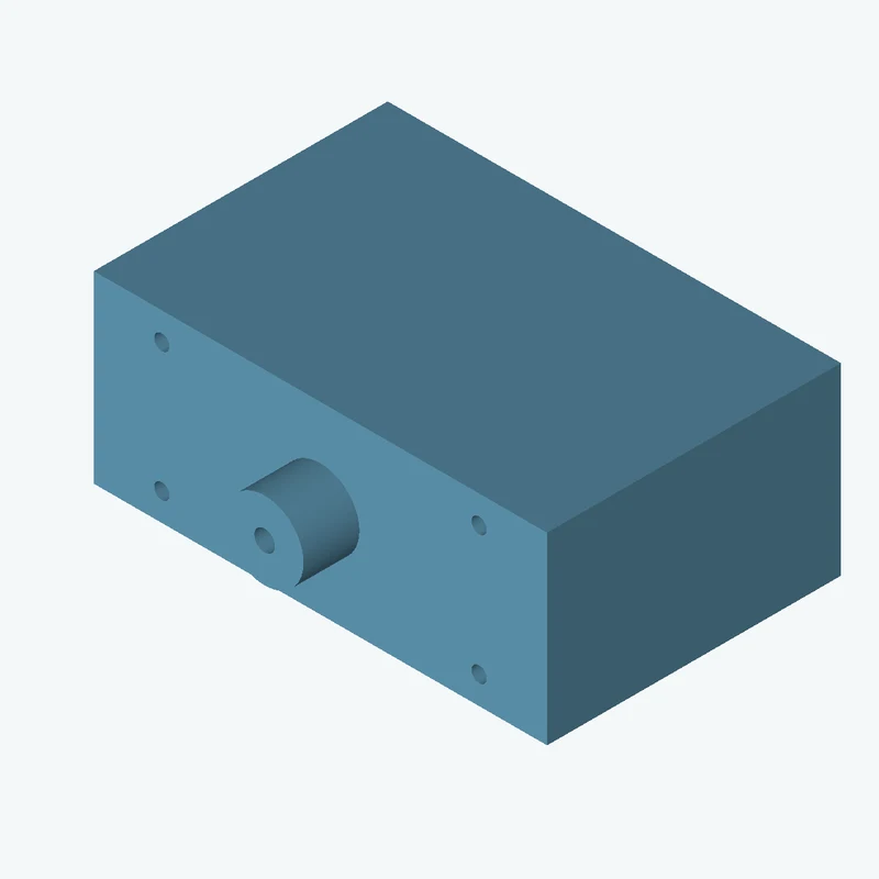 Rectangular body, 95 × 38.6 × 61.6 mm (W×D×H) — 1340