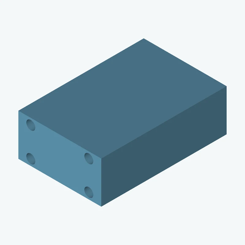 Rectangular body, 40 × 20.1 × 60.5 mm (W×D×H) — 1388