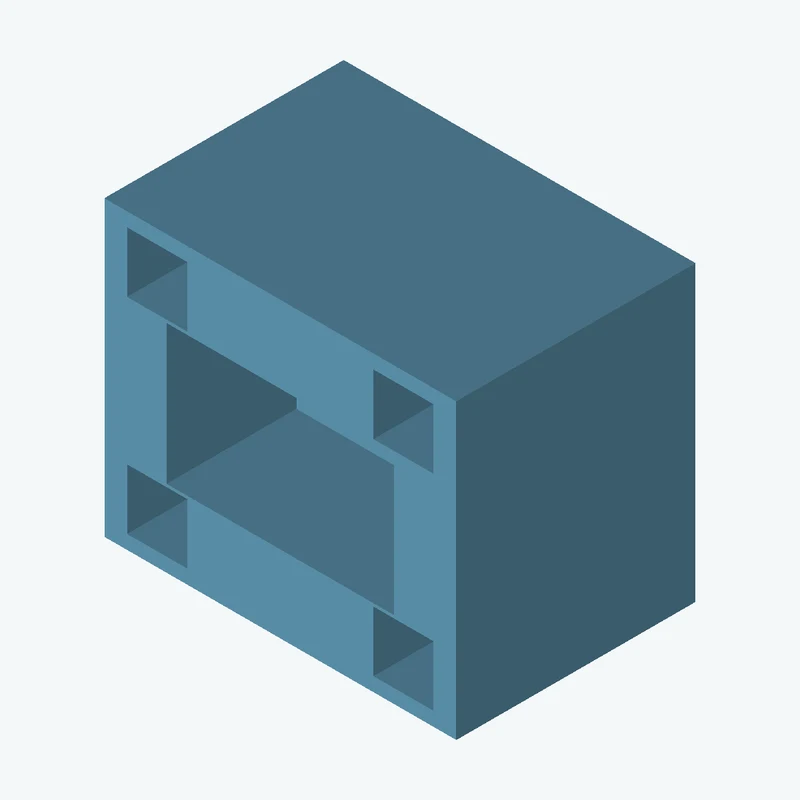 Rectangular body, 45 × 37.5 × 30.6 mm (W×D×H) — 1419