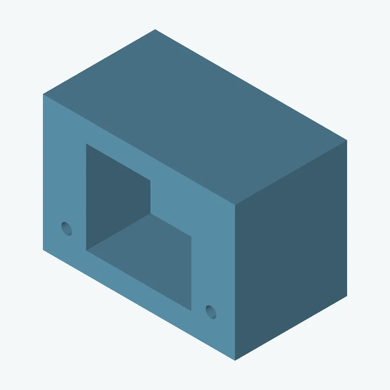 Rectangular body, 45 × 31.6 × 26.3 mm (W×D×H) — 1700