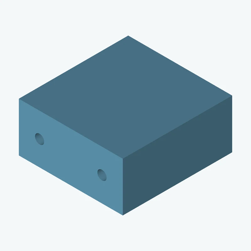 Rectangular body, 95 × 44.9 × 100 mm (W×D×H) — 1785