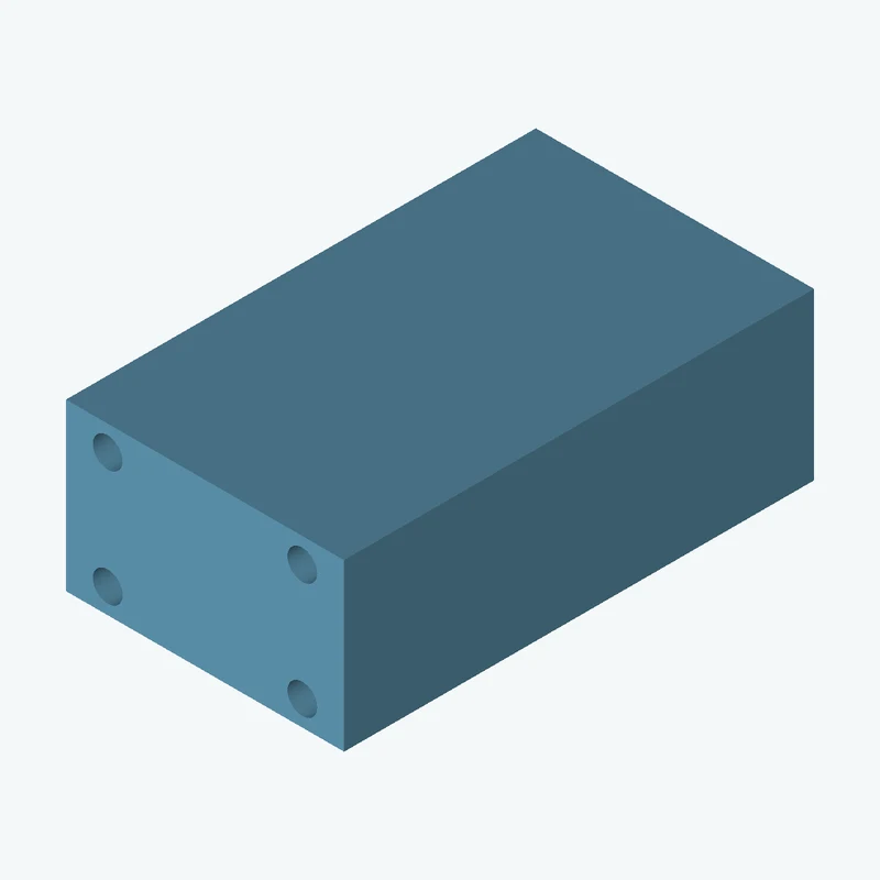 Rectangular body, 30 × 17.9 × 50.7 mm (W×D×H) — 1894