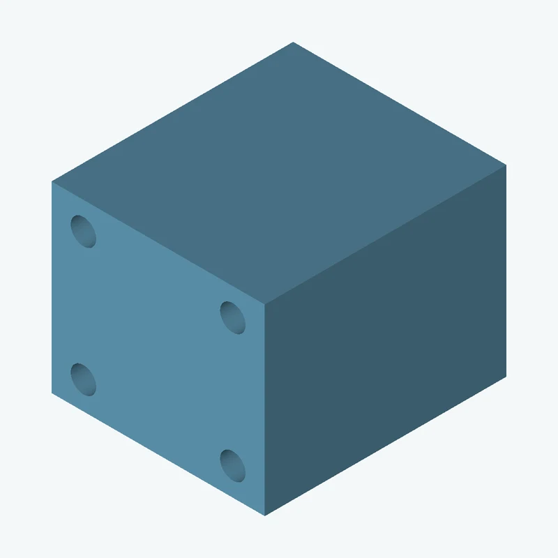 Rectangular body, 88.25 × 75.8 × 100 mm (W×D×H) — 1977