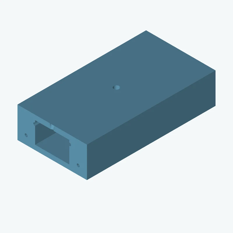 Rectangular body, 50 × 22.1 × 92.6 mm (W×D×H) — 2300