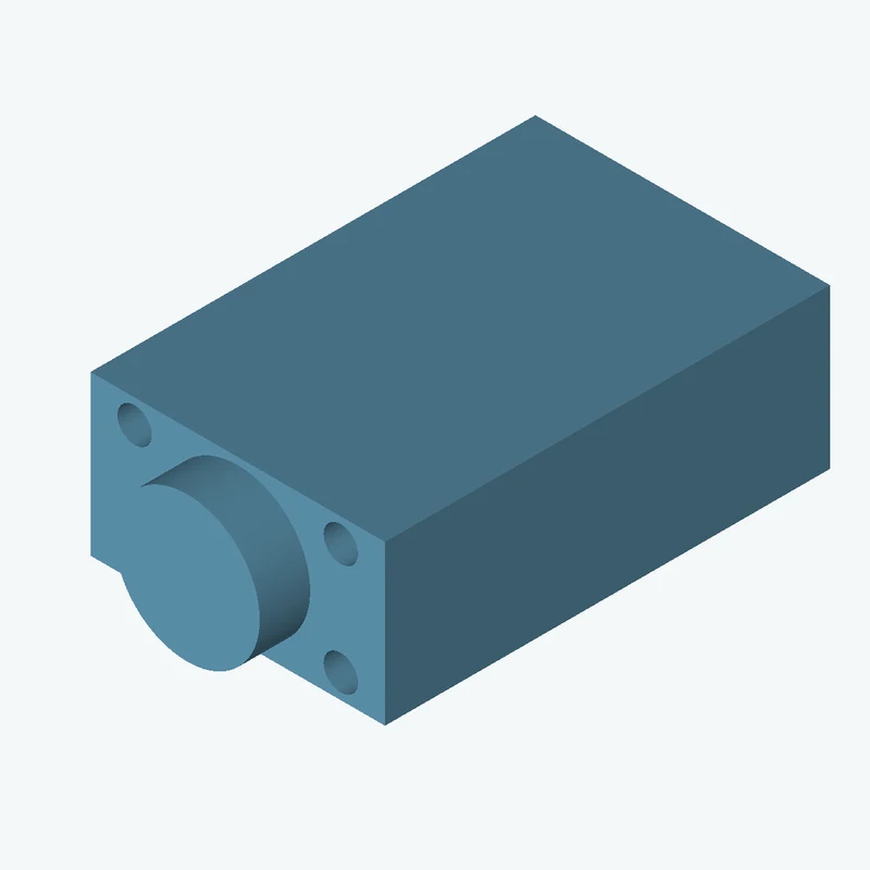 Rectangular body, 45.54 × 24.6 × 68.8 mm (W×D×H) — 2805