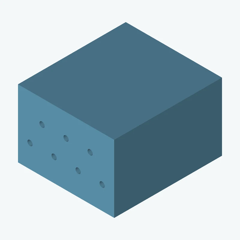 Rectangular body, 59.64 × 41.9 × 66.8 mm (W×D×H) — 2899