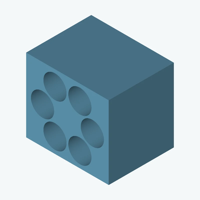 Rectangular body, 18.9 × 16.8 × 14.9 mm (W×D×H) — 3131