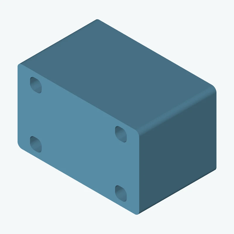 Rectangular body, 39.49 × 23.8 × 25.1 mm (W×D×H) — 3181