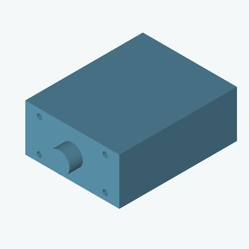 Rectangular body, 80 × 39.9 × 100 mm (W×D×H) — 3210