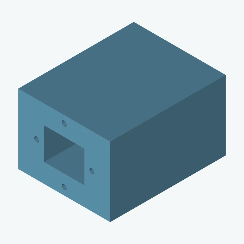 Rectangular body, 60 × 45.5 × 75.4 mm (W×D×H) — 3285
