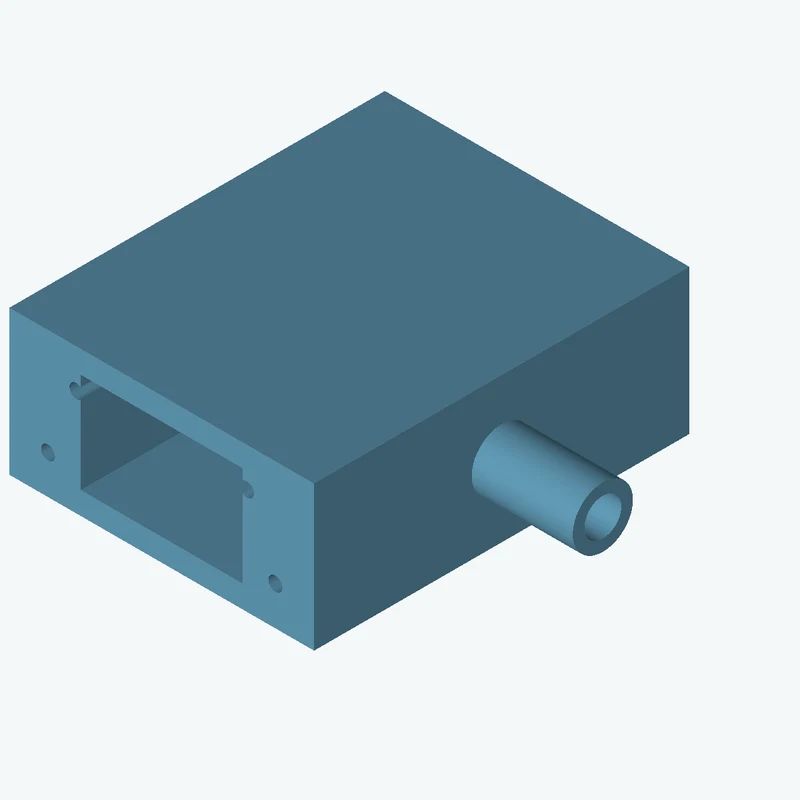 Rectangular body, 46.09 × 21.9 × 56.8 mm (W×D×H) — 3545