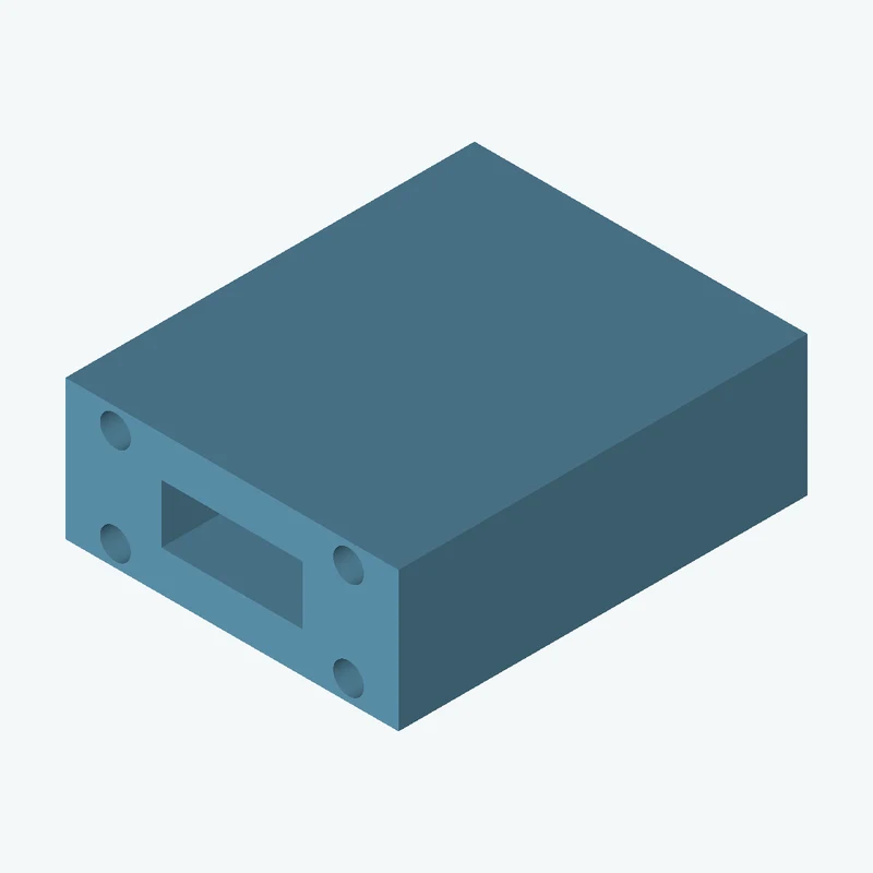 Rectangular body, 25 × 10.5 × 30.7 mm (W×D×H) — 3618