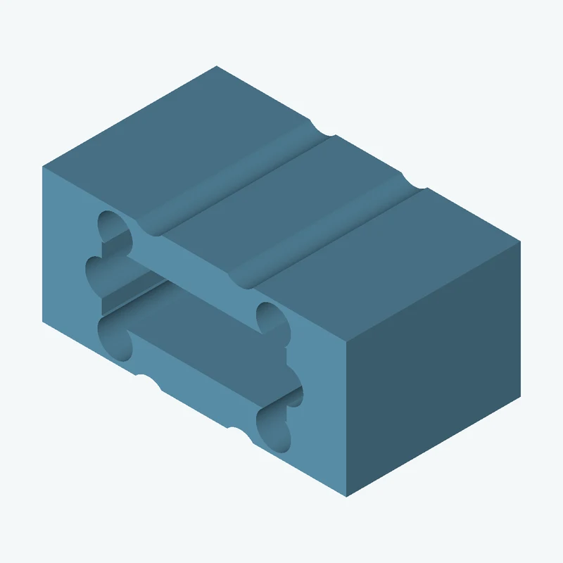 Rectangular body, 45.89 × 20.3 × 26.3 mm (W×D×H) — 3660