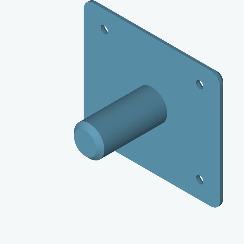 Rectangular body, 100 × 86.1 × 5 mm (W×D×H) — 0084