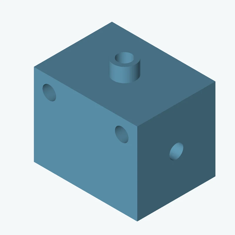 Rectangular body, 32.83 × 26.1 × 24.8 mm (W×D×H) — 0147