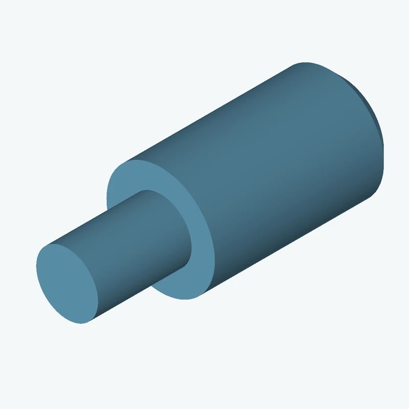 Ø25.95 mm circular section, extruded 43.4 mm thick — 0199
