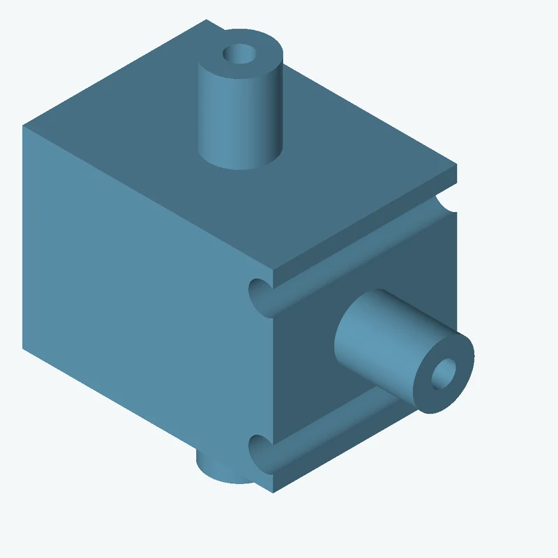 Rectangular body, 43.04 × 33.2 × 31.6 mm (W×D×H) — 0339