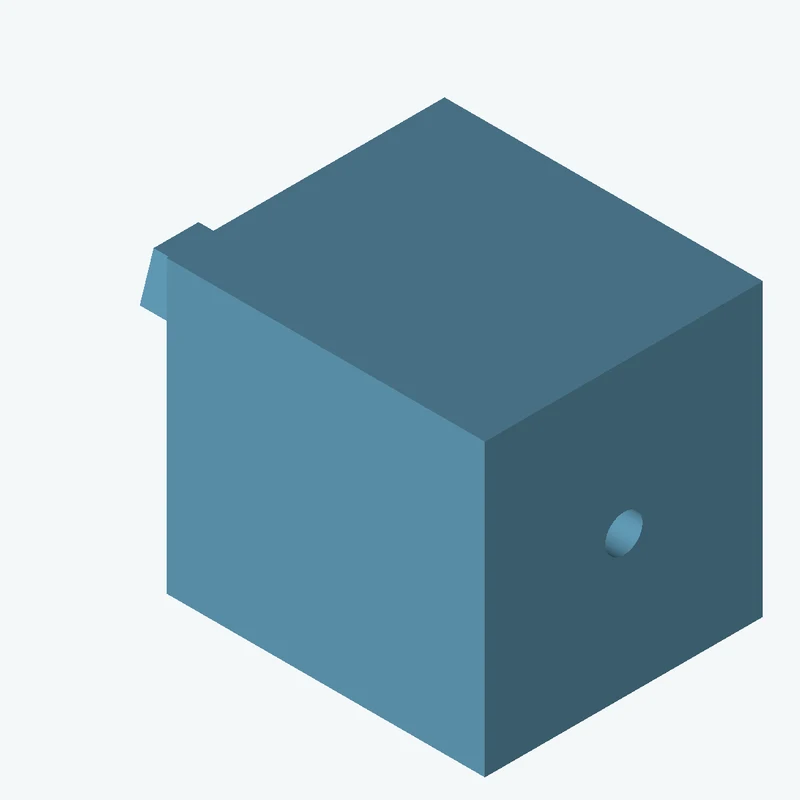 Rectangular body, 30 × 27.4 × 26.2 mm (W×D×H) — 0350
