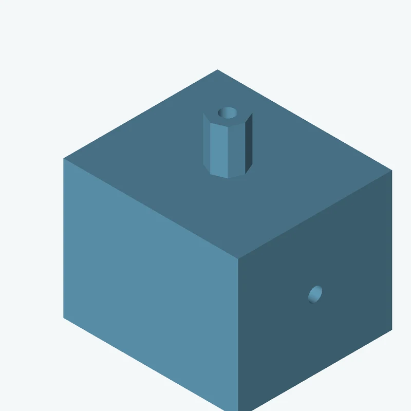 Rectangular body, 30.17 × 23.9 × 26.6 mm (W×D×H) — 0436