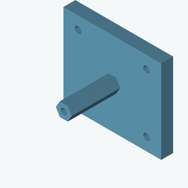 Rectangular body, 65.84 × 56.3 × 8 mm (W×D×H) — 0678