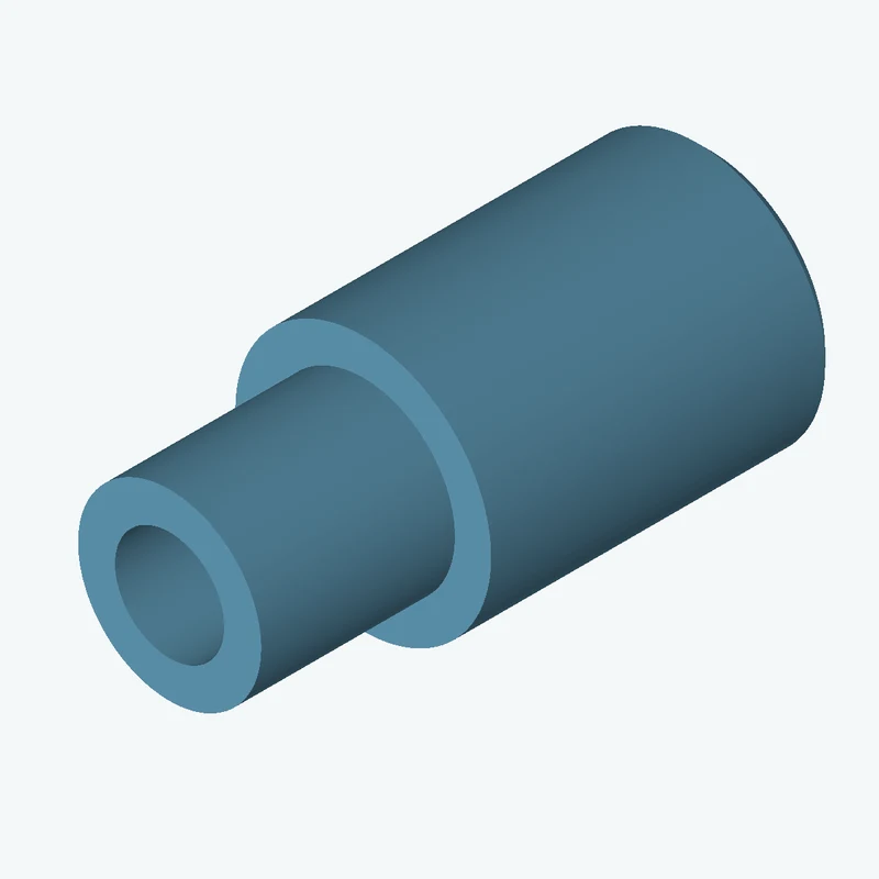 Ø34.21 mm circular section, extruded 46.3 mm thick — 0730