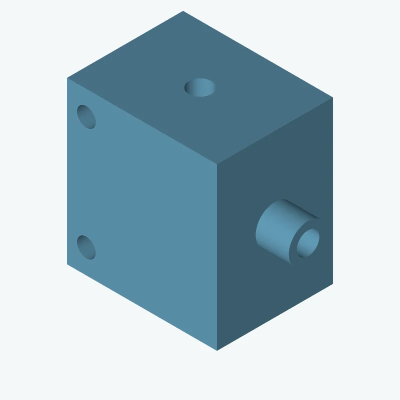 Rectangular body, 67.32 × 72.6 × 52.1 mm (W×D×H) — 0848