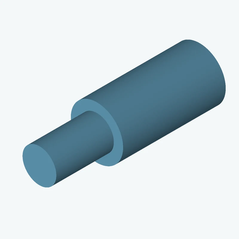 Ø35 mm circular section, extruded 68.7 mm thick — 0856