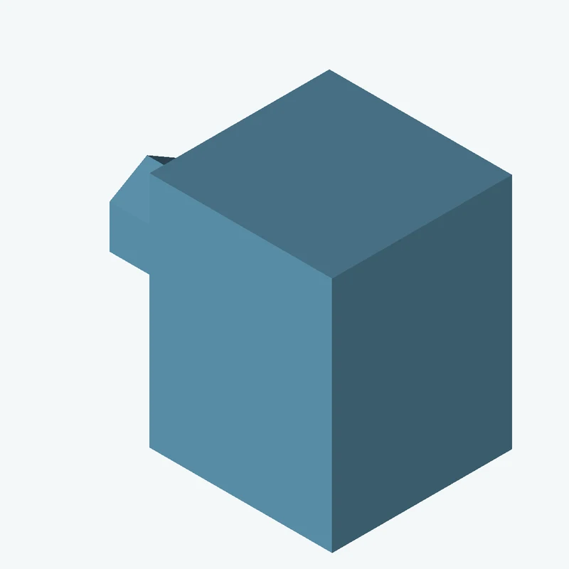 Rectangular body, 60 × 78.1 × 59.1 mm (W×D×H) — 0925