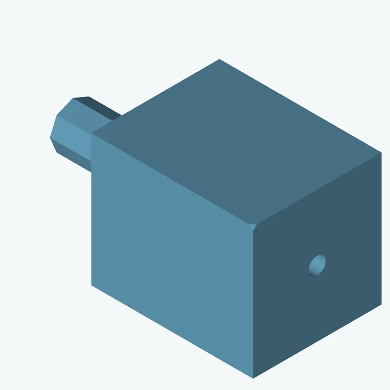 Rectangular body, 70 × 57 × 55.5 mm (W×D×H) — 0979