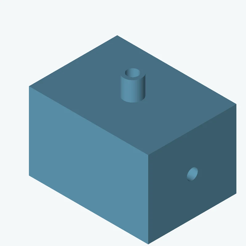 Rectangular body, 47.95 × 31.1 × 35.5 mm (W×D×H) — 1032