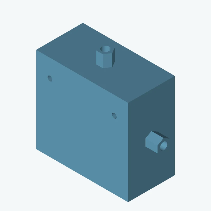 Rectangular body, 85 × 79.5 × 43.2 mm (W×D×H) — 1034