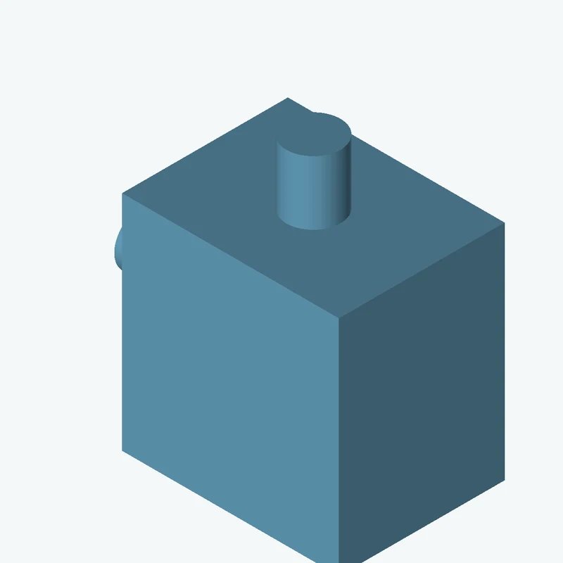 Rectangular body, 85 × 87.5 × 65 mm (W×D×H) — 1214
