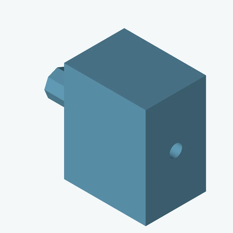 Rectangular body, 20.32 × 25 × 15 mm (W×D×H) — 1264