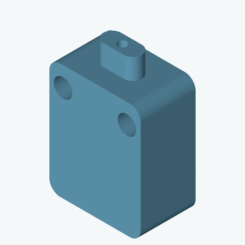Rectangular body, 63.97 × 81 × 38.5 mm (W×D×H) — 1304