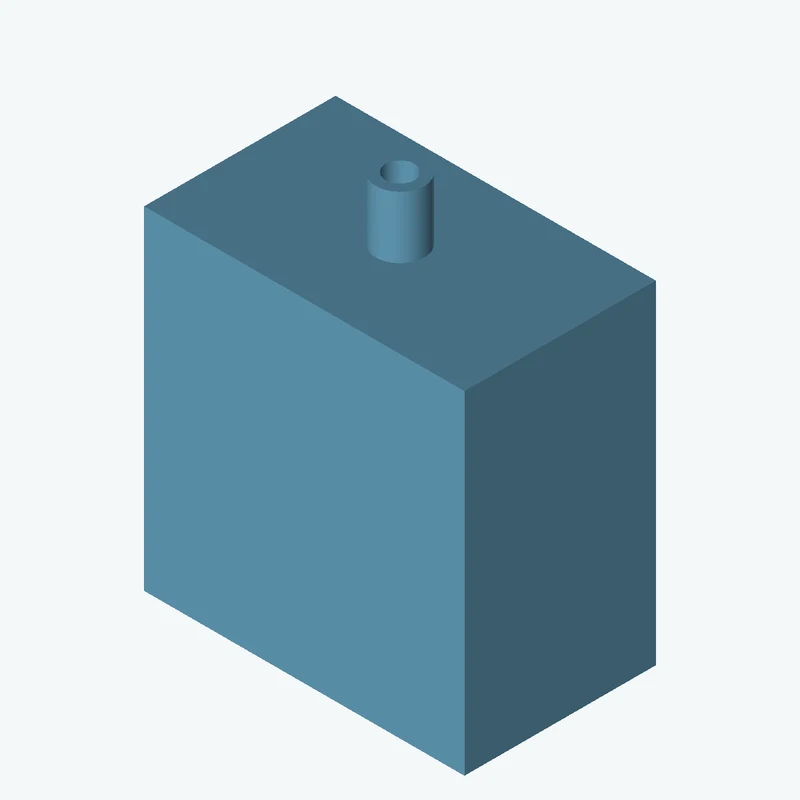 Rectangular body, 45 × 46.8 × 26.9 mm (W×D×H) — 1387