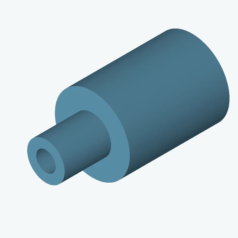 Ø45 mm circular section, extruded 59.9 mm thick — 1439