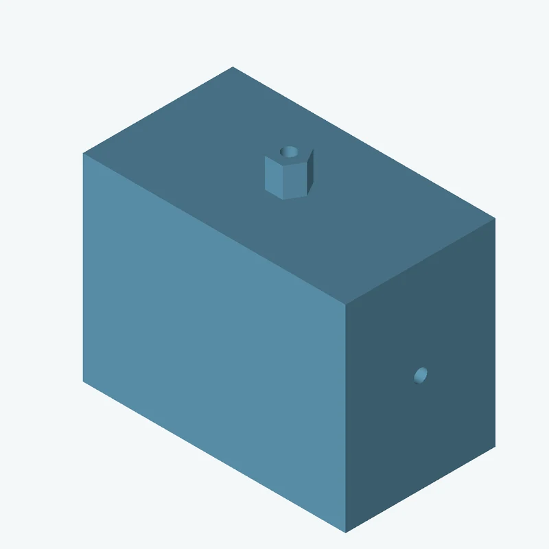Rectangular body, 69.03 × 52 × 39.4 mm (W×D×H) — 1497