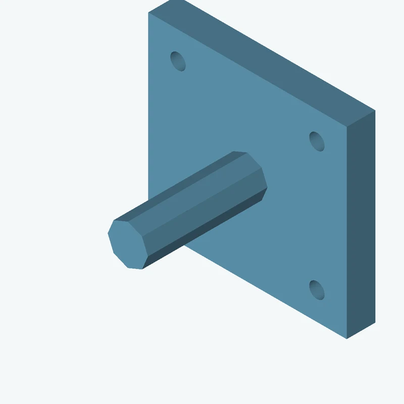 Rectangular body, 41.44 × 38.4 × 6 mm (W×D×H) — 1574