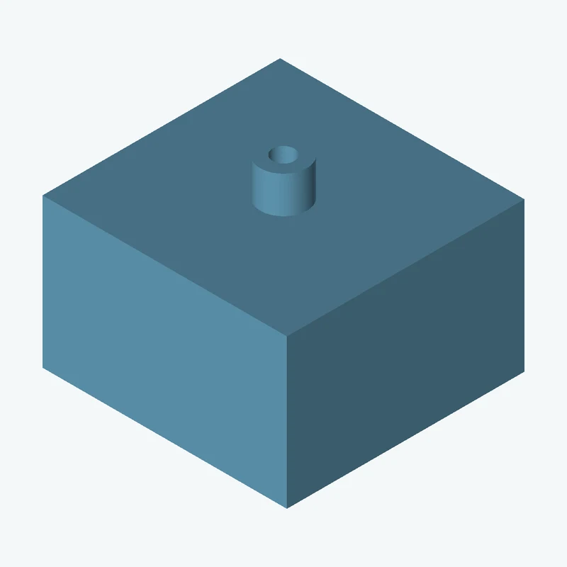 Rectangular body, 38.47 × 23.5 × 37.4 mm (W×D×H) — 1655