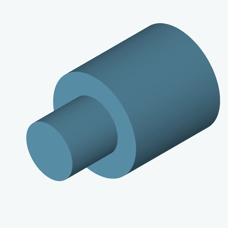 Ø35 mm circular section, extruded 35.5 mm thick — 1716