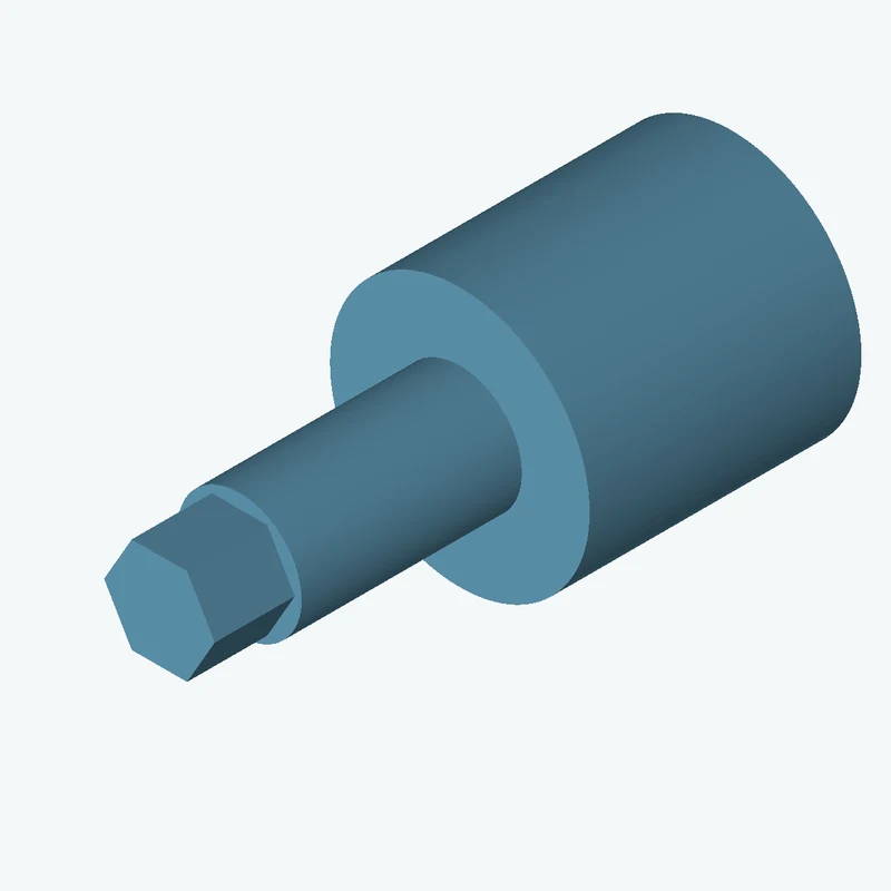 Ø27.23 mm circular section, extruded 28.5 mm thick — 1788