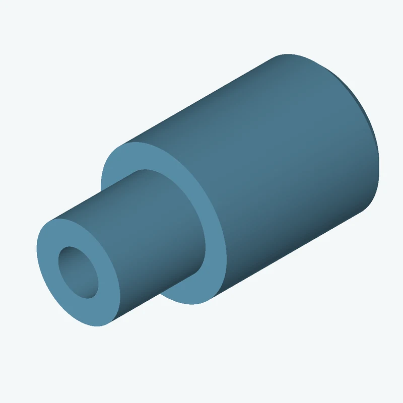Ø40.69 mm circular section, extruded 52 mm thick — 2078