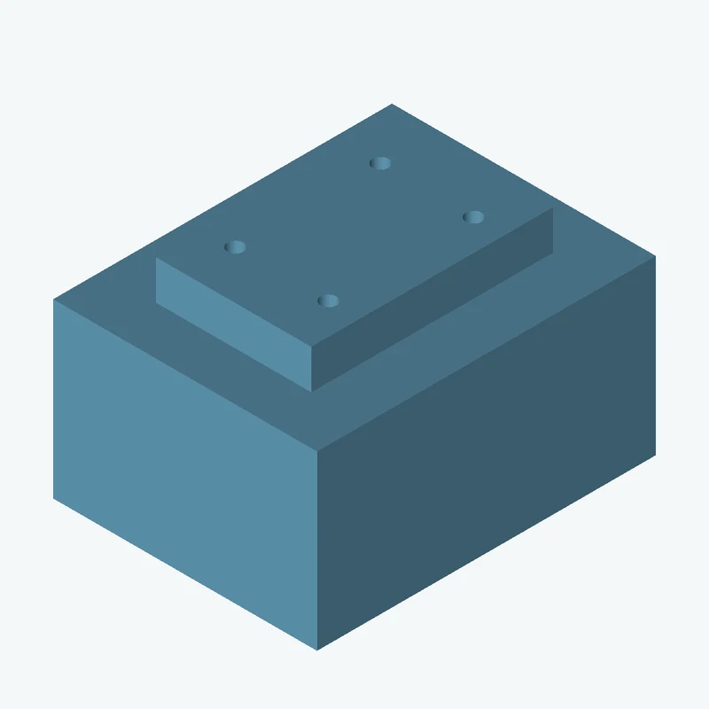 Rectangular body, 53.65 × 35.1 × 68.9 mm (W×D×H) — 2169